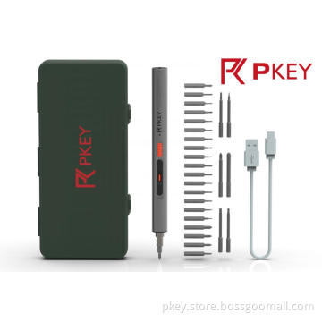 PKEY Pocket Electric Mini Screwdriver Set Complete Tool